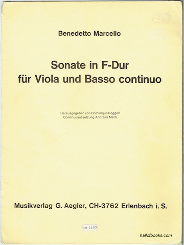 Sonate in F-Dur fur Viola und Basso continuo