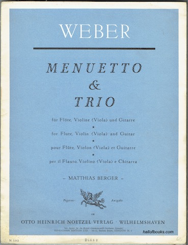 Menuetto & Trio for Flute, Violin (Viola) and Guitar