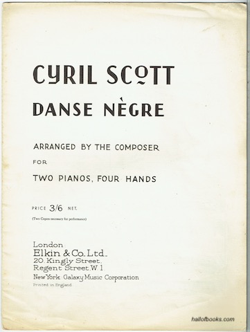Danse Negre, Arranged By The Composer For Two Pianos, Four Hands. Op. 58. No. 5