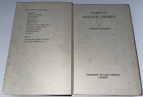 Famous French Crimes