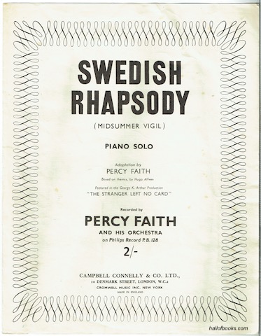 Swedish Rhapsody (Midsummer Vigil): Piano Solo