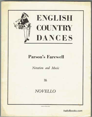 English Country Dances: Parson's Farewell. Notation And Music