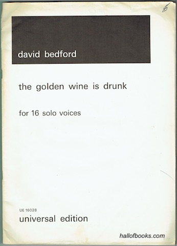 The Golden Wine Is Drunk For 16 Solo Voices (UE16028)