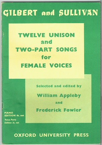 Twelve Unison And Two-Part Songs For Female Voices: Piano Edition