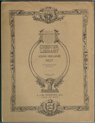 Rest: For A Medium Voice In D Flat. From Poems By Arthur Symons
