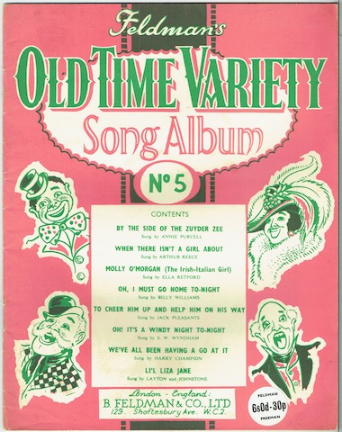 Feldman's Old Time Variety Song Album No. 5