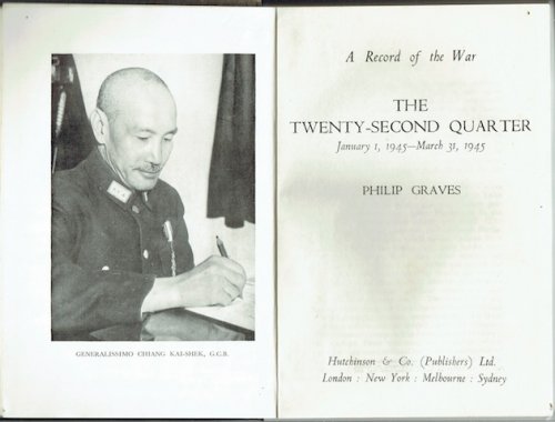 A Record Of The War: The Twenty-Second Quarter, January 1, 1945 - March, 31, 1945.