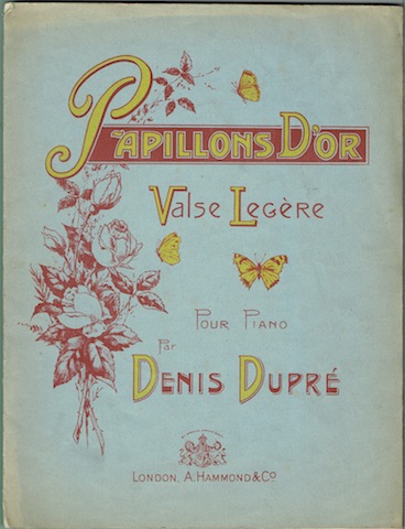 Papillons D'Or: Valse Legere Pour Piano
