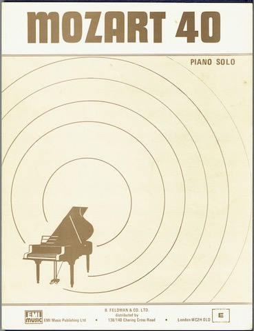 Mozart 40: Piano Solo