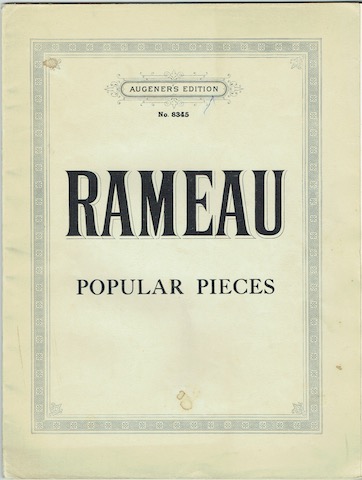 Popular Pieces For The Clavecin (Augener's Edition No. 8345)