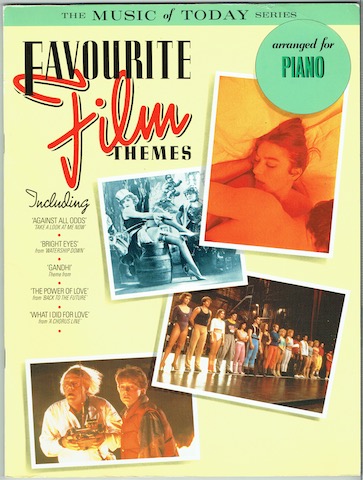 Favourite Film Themes Arranged For Piano (The Music Of Today Series)