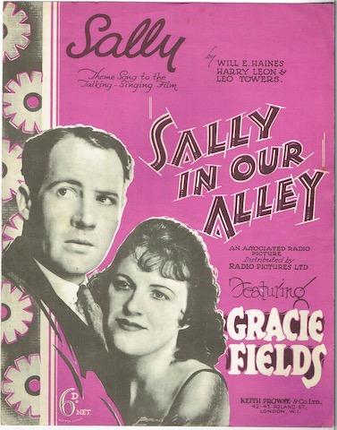 Sally: Theme Song To The Talking-Singing Film 'Sally In Our Alley'