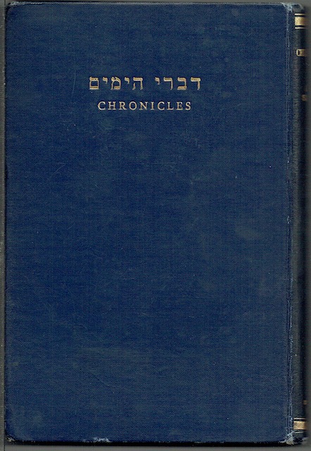 Chronicles (The Soncino Books Of The Bible)
