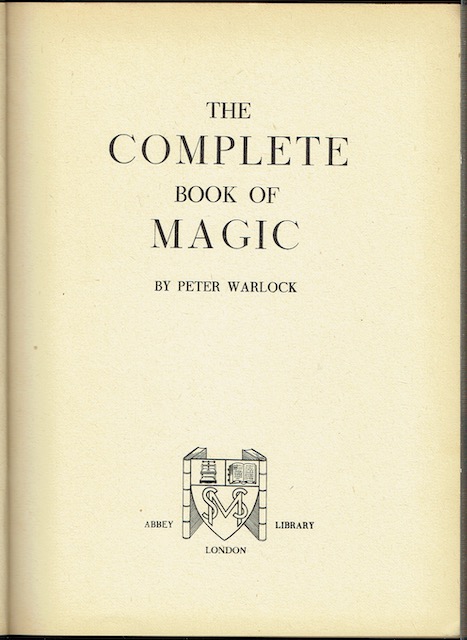The Complete Book Of Magic