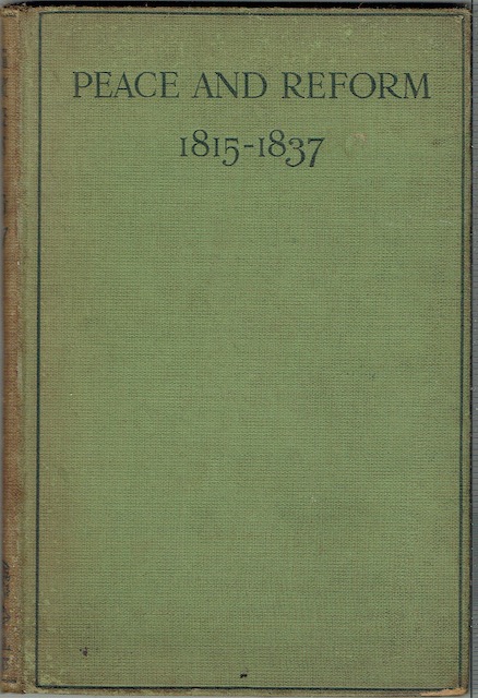 Peace And Reform (1815-1837)