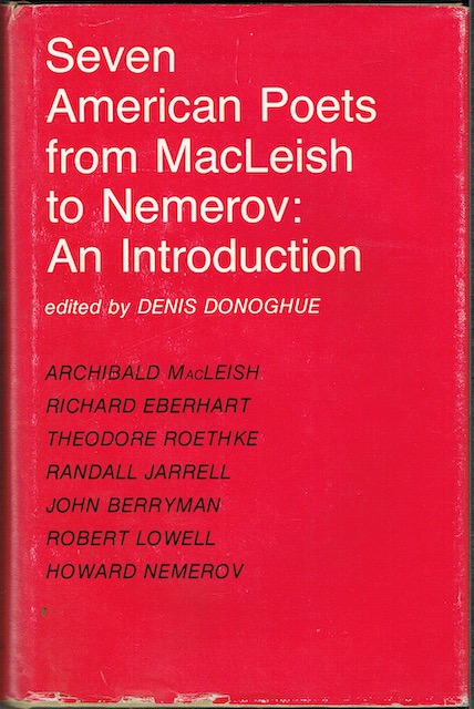Seven American Poets From MacLeish To Nemerov (Signed by Richard Eberhart)