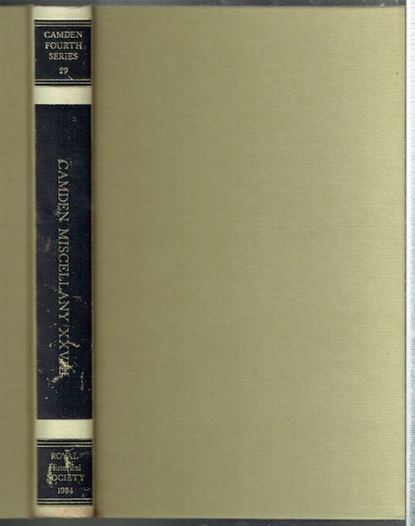 Camden Miscellany XXVIII