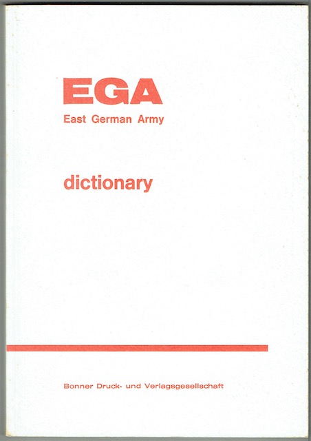 EGA: East German Army Dictionary