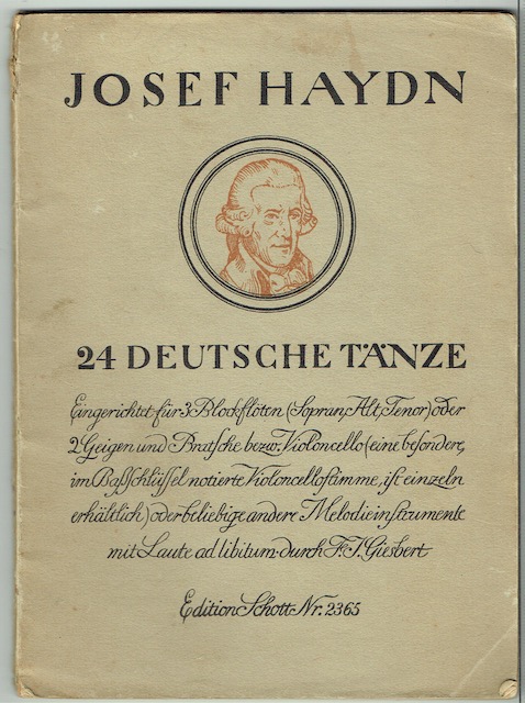 24 Deutsche Tanze Edition Schott Nr. 2365
