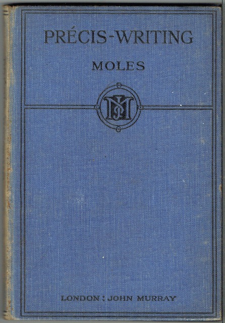 A First Course In Precis-Writing