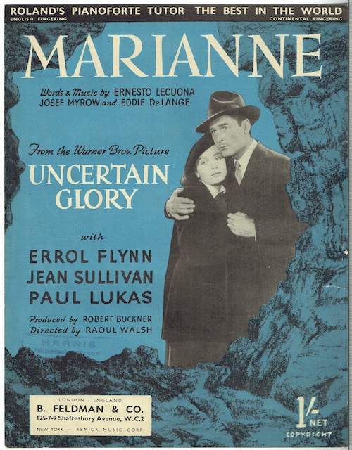 Marianne: From The Warner Bros. Picture Uncertain Glory
