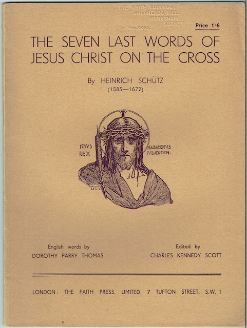 The Seven Last Words Of Jesus Christ On The Cross