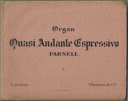 Quasi Andante Espressivo (The Western Organist No. 28)