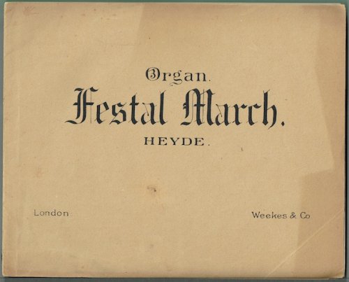 Festal March: The Western Organist No. 20
