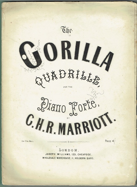The Gorilla Quadrille For The Pianoforte