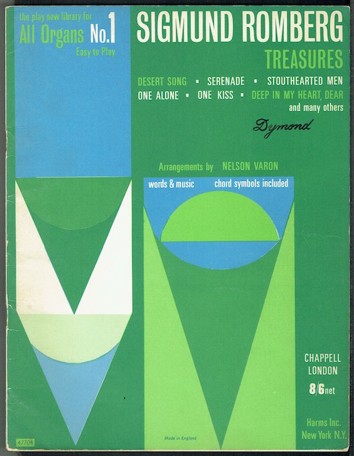 The Play Now Library For All Organs No. 1: Sigmund Romberg Treasures, Simplified Arrangements By Nelson Varon