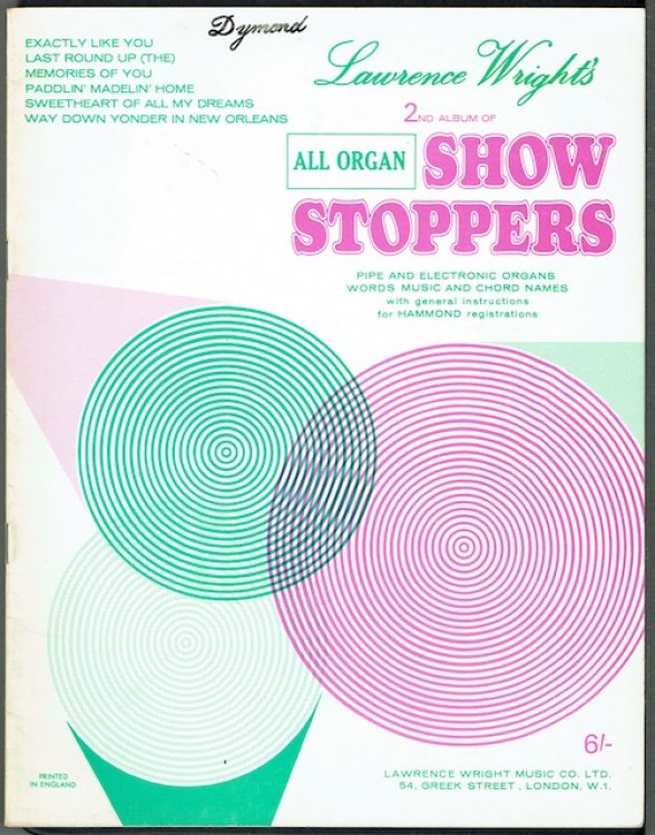 Lawrence Wright's 2nd Album Of All Organ Show Stoppers