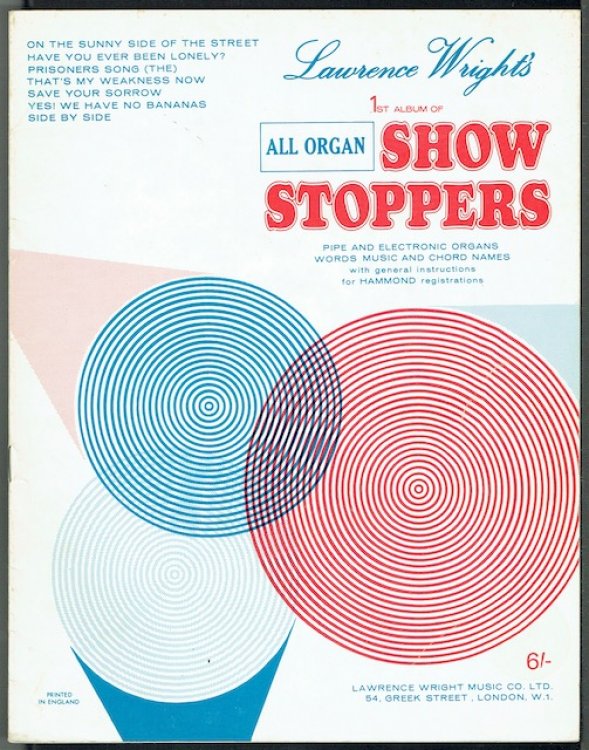Lawrence Wright's 1st Album Of All Organ Show Stoppers