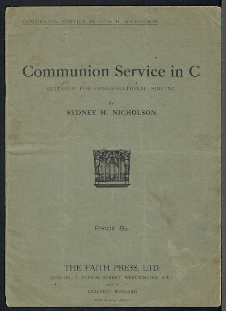 Image for Communion Service In C, Suitable For Congregational Singing Communion Service In C, Suitable For Congregational Singing