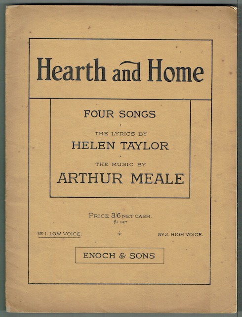 Hearth And Home: Four Songs, No. 1. Low Voice