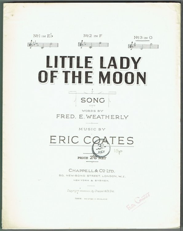 Little Lady Of The Moon: Song No. 3 in G