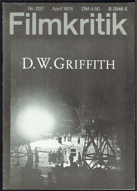 Filmkritic Nr. 220, April 1975: D. W. Griffith