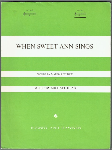 When Sweet Ann Sings: No. 2 in F