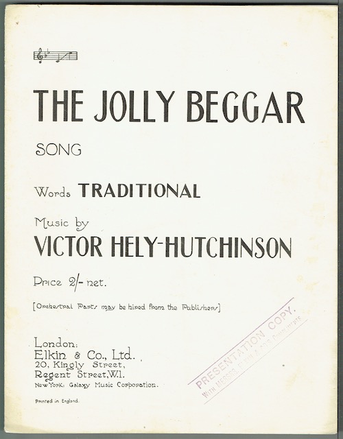 The Jolly Beggar: Song