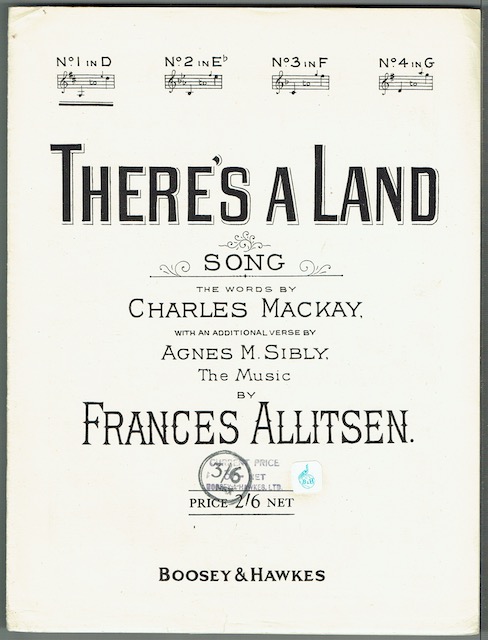 There's A Land: Song No.1 in D