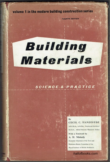 Building Materials: Science & Practice.