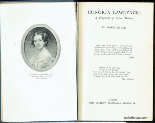 Honoria Lawrence: A Fragment Of Indian History