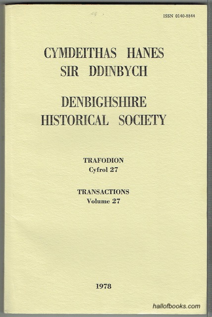 Cymdeithas Hanes Sir Ddinbych - Denbighshire Historical Society: Trafodion Cyfrol 27 - Transactions Volume 27 - 1978