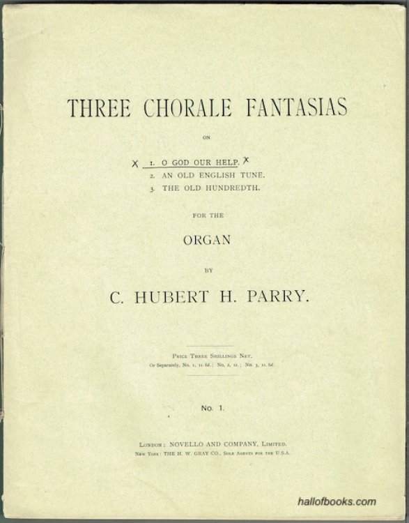 Three Chorale Fantasias For The Organ, No. 1: O God Our Help
