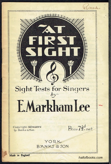 At First Sight: Sight Tests For Singers