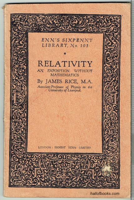 Relativity: An Exposition Without Mathematics