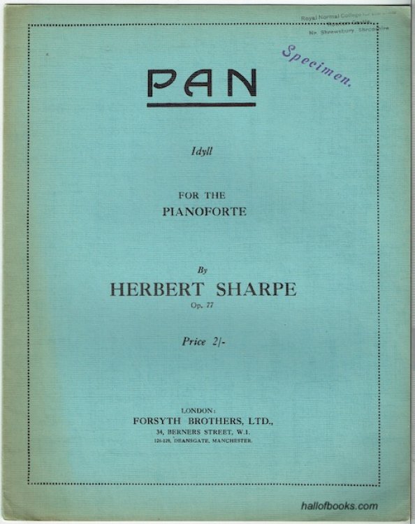 Pan: Idyll For The Pianoforte