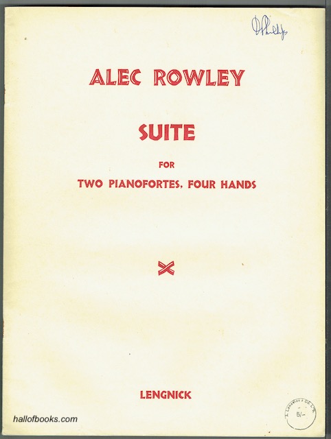 Suite For Two Pianofortes, Four Hands