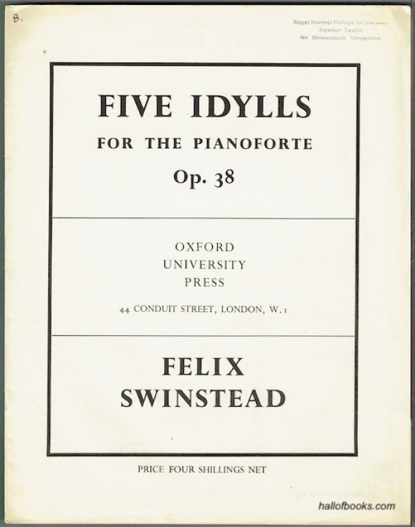Five Idylls For The Pianoforte, Op. 38