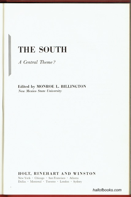 The South: A Central Theme