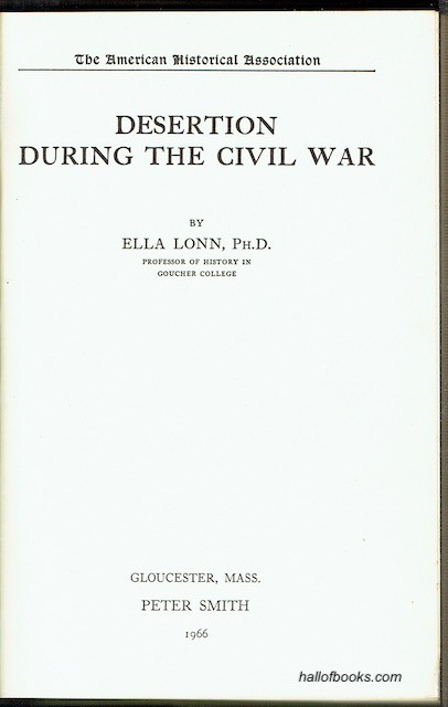 Desertion During The Civil War